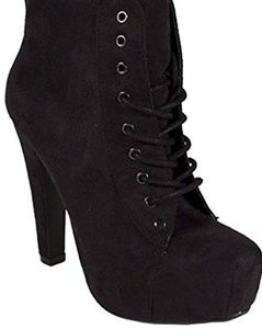 Lace up ankle boots